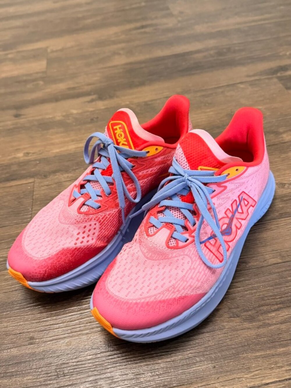 Womens Multi-color Hokas in a size 6